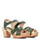 BOSABO PAS CHER Sandales à talon en cuir | Vert