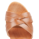BOSABO DÉSTOCKAGE Sandales à talon en cuir | Marron