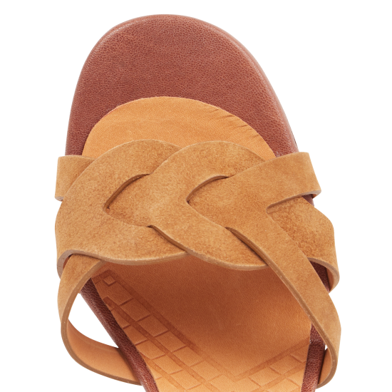 CHIE MIHARA EN REMISE BA-GAURA40 - Sandales à talon en cuir velours | Marron