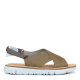 CAMPER DÉSTOCKAGE Oruga Sandal - Sandales plates en cuir | Vert