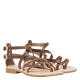 BOCAGE EN REMISE JANNIS - Sandales plates en cuir | Marron