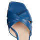 COSMOPARIS PAS CHER BIBI - Sandales à talons en cuir | Bleu
