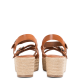 SESSUN EN REMISE MAJESTIC SAIGON - Sandales compensées en cuir | Marron
