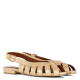 ANONYMOUS COPENHAGEN EN REMISE SOPHIE - Sandales plates en cuir | Doré