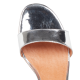 JONAK DÉSTOCKAGE DIOS - Sandales à talon en cuir métallisé | Argent